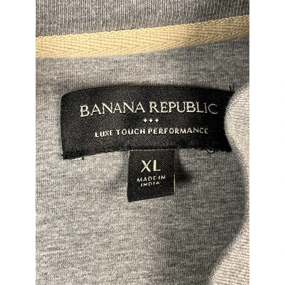 Banana Republic Lux Touch Performance XL Bomber‎ Zip Up Jacket 100% Cotton